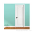 flush interior french door swinging white plastic door